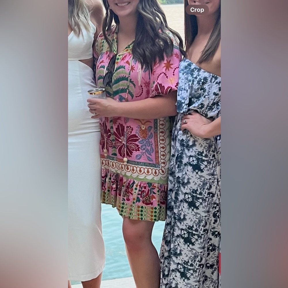 Farm Rio pineapple print short dress. - Picture 4 of 4